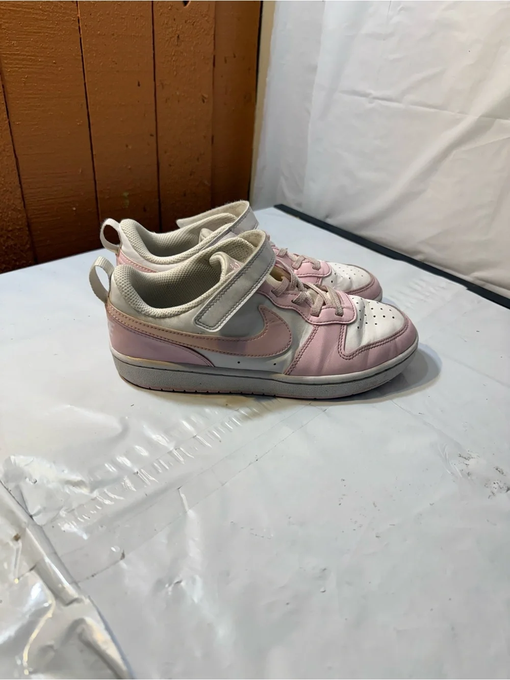 Nike Court Borough Low Recraft girls sneakers size 3Y